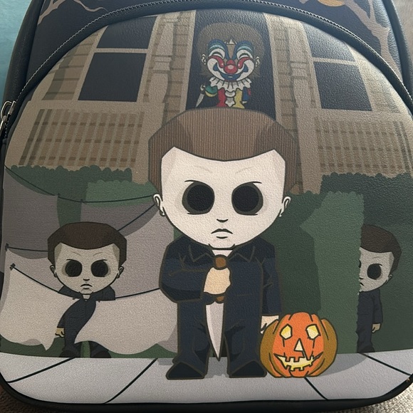 LoungeFly, HALLOWEEN Michael Meyers Backpack - Picture 7 of 13